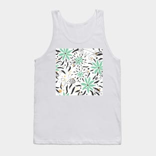 Floral Pattern Tank Top